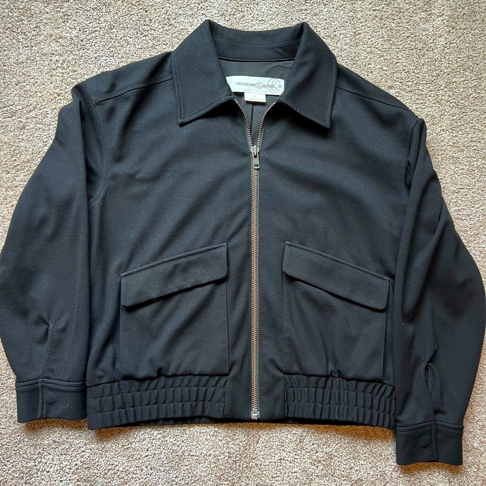 Treasure & Bond Elegant Black Jacket